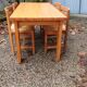 Pine dining table