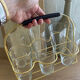 Scoubidou glass holder and its 6 glasses from 1960.