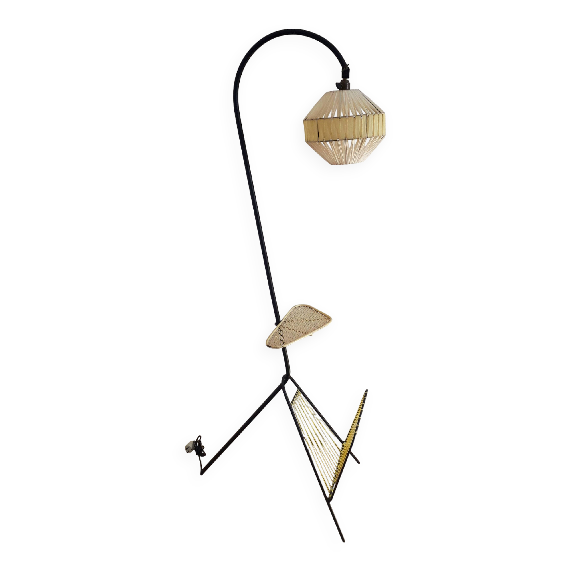 Vintage tripod floor lamp