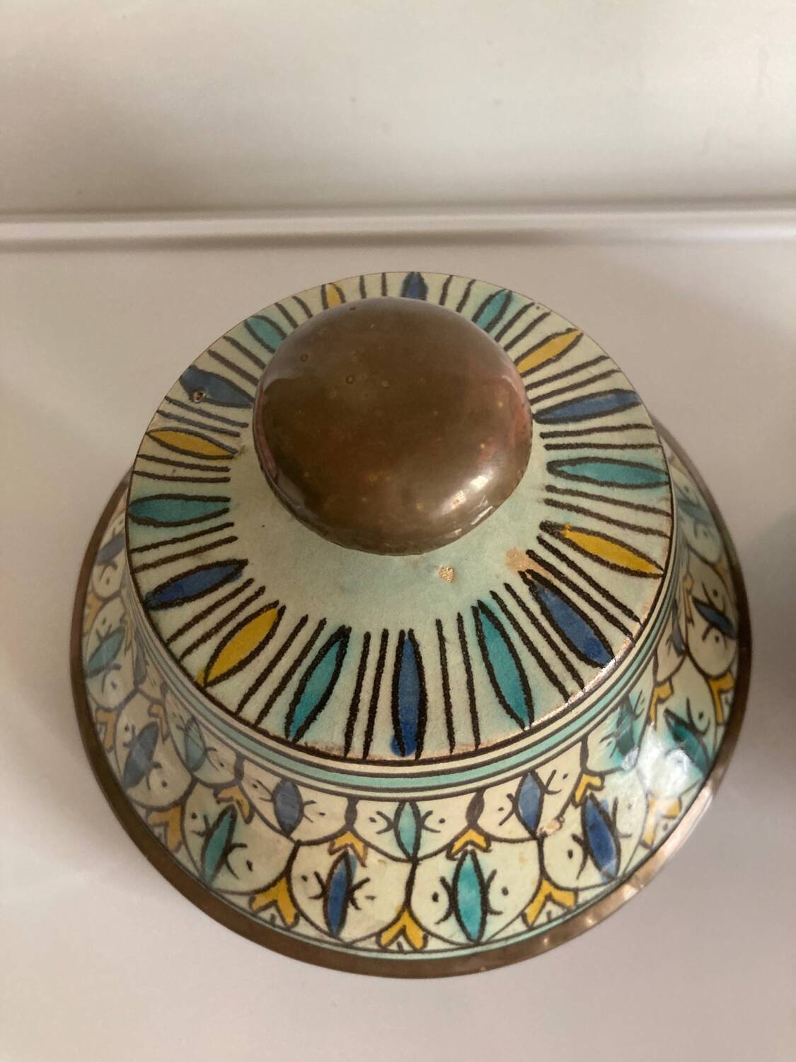Old Moroccan Jobbana pottery