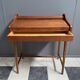 Teak desk with rolup top 1960s denmark