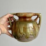 Ceramic vase with handles