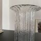 Vase scandinave verre pressé vintage