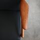 Mid-Century Lounge Chair in solid teak and leather by John Bone