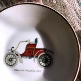 Vintage mocha service collection 6 cups cars real limoges porcelain of paris