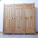 Guillerme et Chambron oak wardrobe