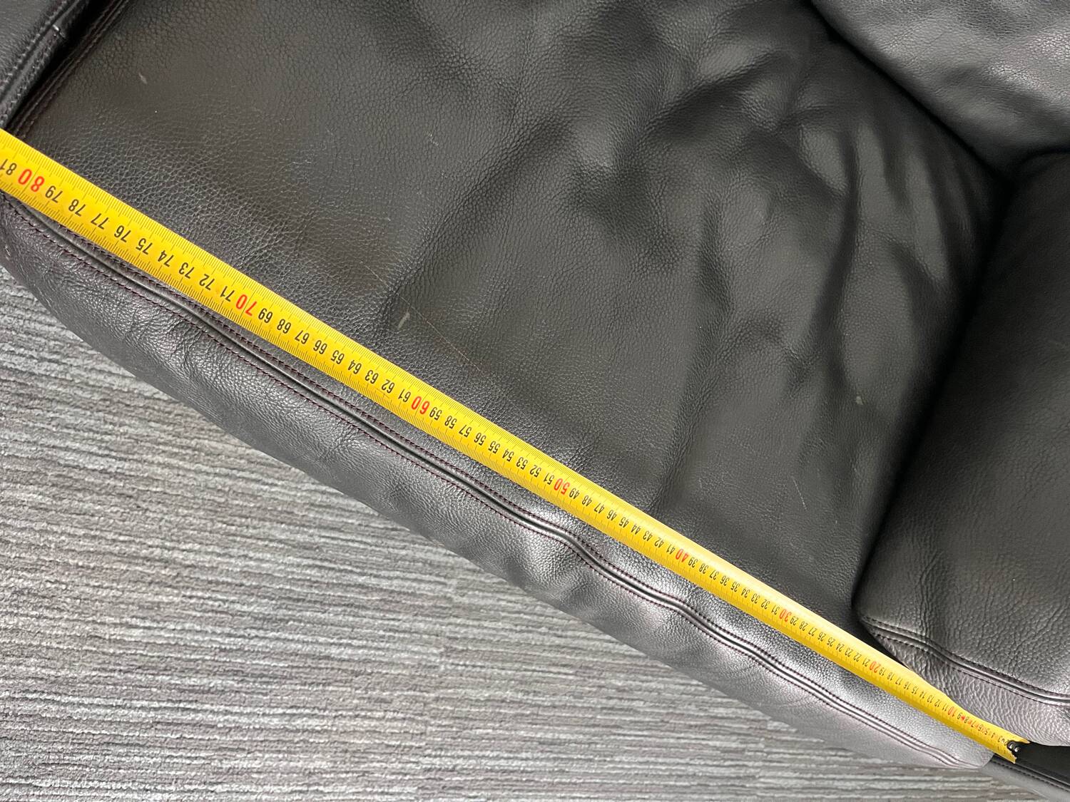 Canapé cuir Ds17-123 De Sede ( designer Antonio Citterio)