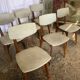 Lot de 6 chaises vintage