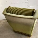 Vintage green single-seater / armchair / club chair