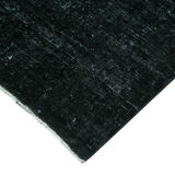 Handwoven Oriental Overdyed 286 cm x 351 cm Black Wool Carpet