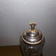 Old urn vase in art deco glass