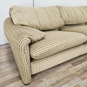 Three-seater Maralunga sofa by Vico Magistretti from the 1970s.