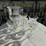 Lot 6 verres en cristal