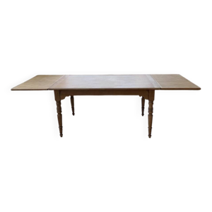 table de ferme noyer - rallonges