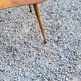 Vintage coffee table from the 50s with compass feet