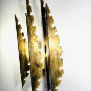 Brutalist Wall Light By Svend Aage Holm-Sørensen For Holm-Sørensen & Co, Denmark, 1960S
