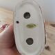 Set of salt shaker and pepper vintage apple slip in basket made in Korea