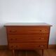 Commode pieds compas 1950 mid-century vintage