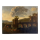 Italian landscape, oil on canvas, late 18th century