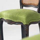2 Louis XV style bar stools, Belgium