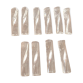 10 porte couteaux en cristal