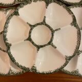 6 oyster plates, 3 ramekins and 2 Gien cups