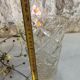 Four bohemian crystal vases