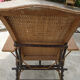 Old rattan armchair