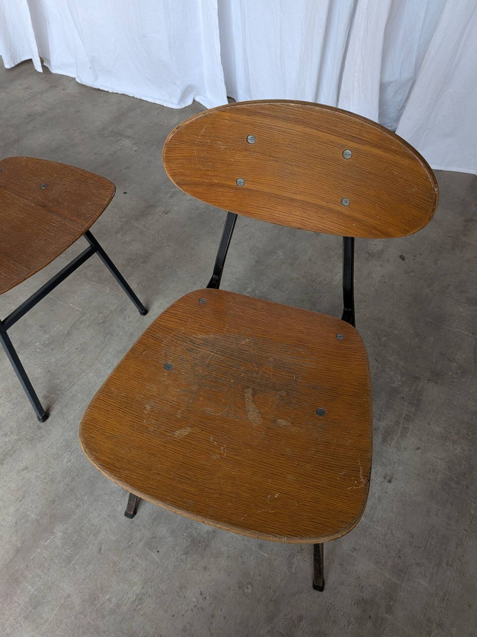 Vintage Stol Kamnik Wooden Dining Chairs - 1970s Yugoslavia - Set of 4