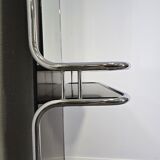 Miroir BAUHAS des années 70 en noyer