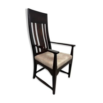 Art Deco office chair in the style of Charles Rennie Mackintosh.