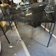 Metal and tinted glass desk