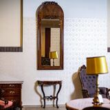 Set of Antique Louis Philippe Mirror and Console Table, 1890s