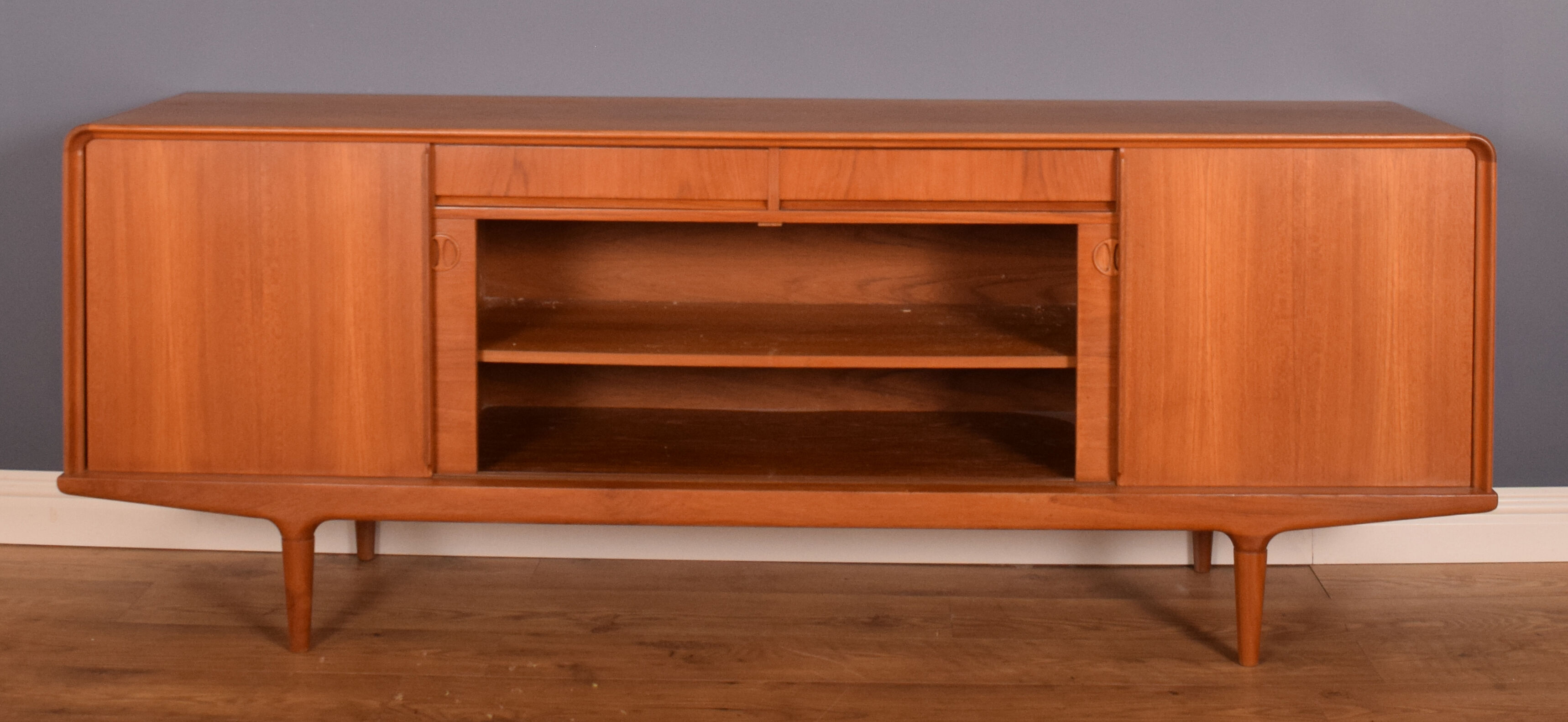 Restored Retro Teak Danish 1960s Clausen & Søn Sideboard