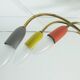 1950s mid century sputnik spider 9-light CEILING LAMP brass metal