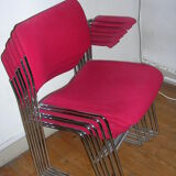 6 chairs "40/4 chair" of David Rowland design