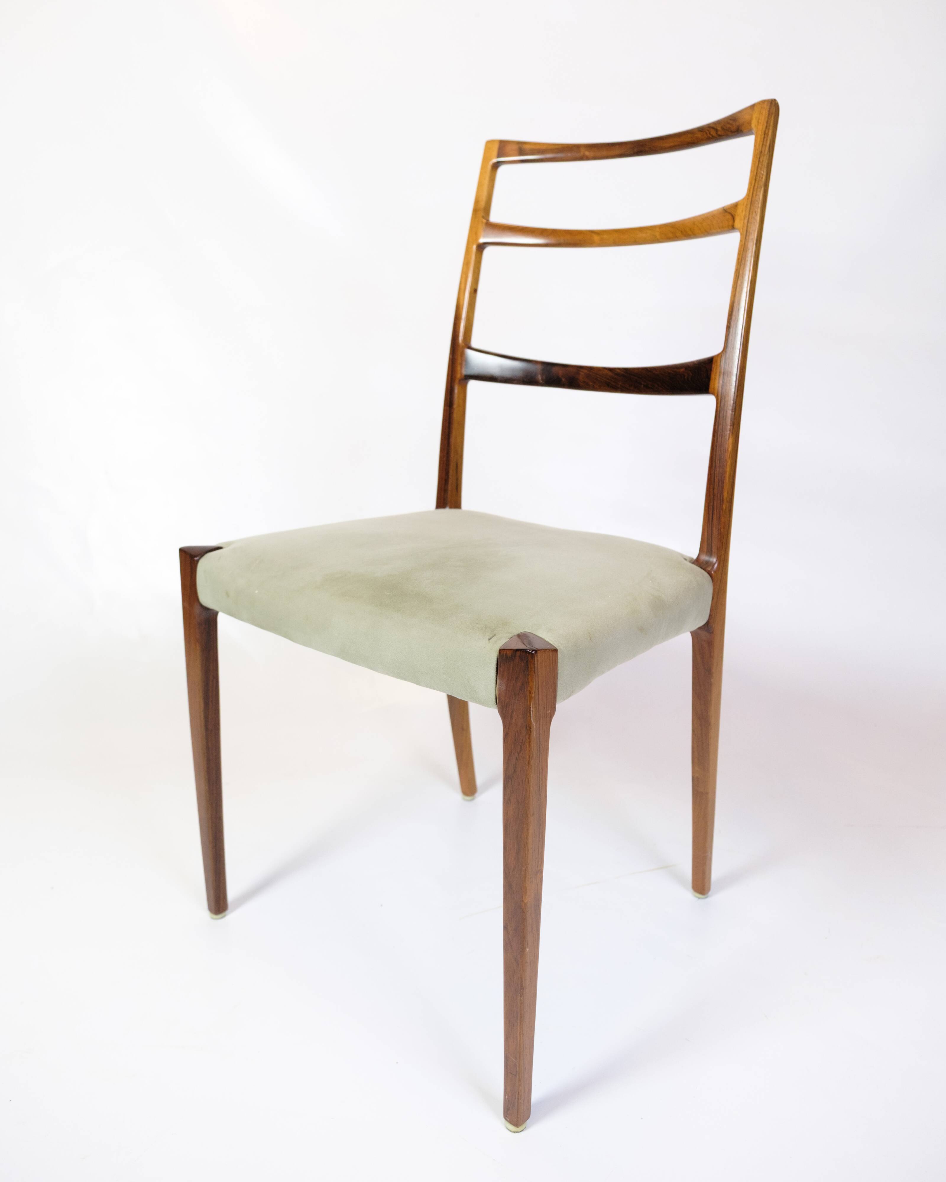 Set Of Six Dining Chairs Made In Rosewood By Sorø Furniture From 1960s