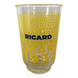 Ricard 6 glasses and carafe anniversary model "1932" signed Lehanneur