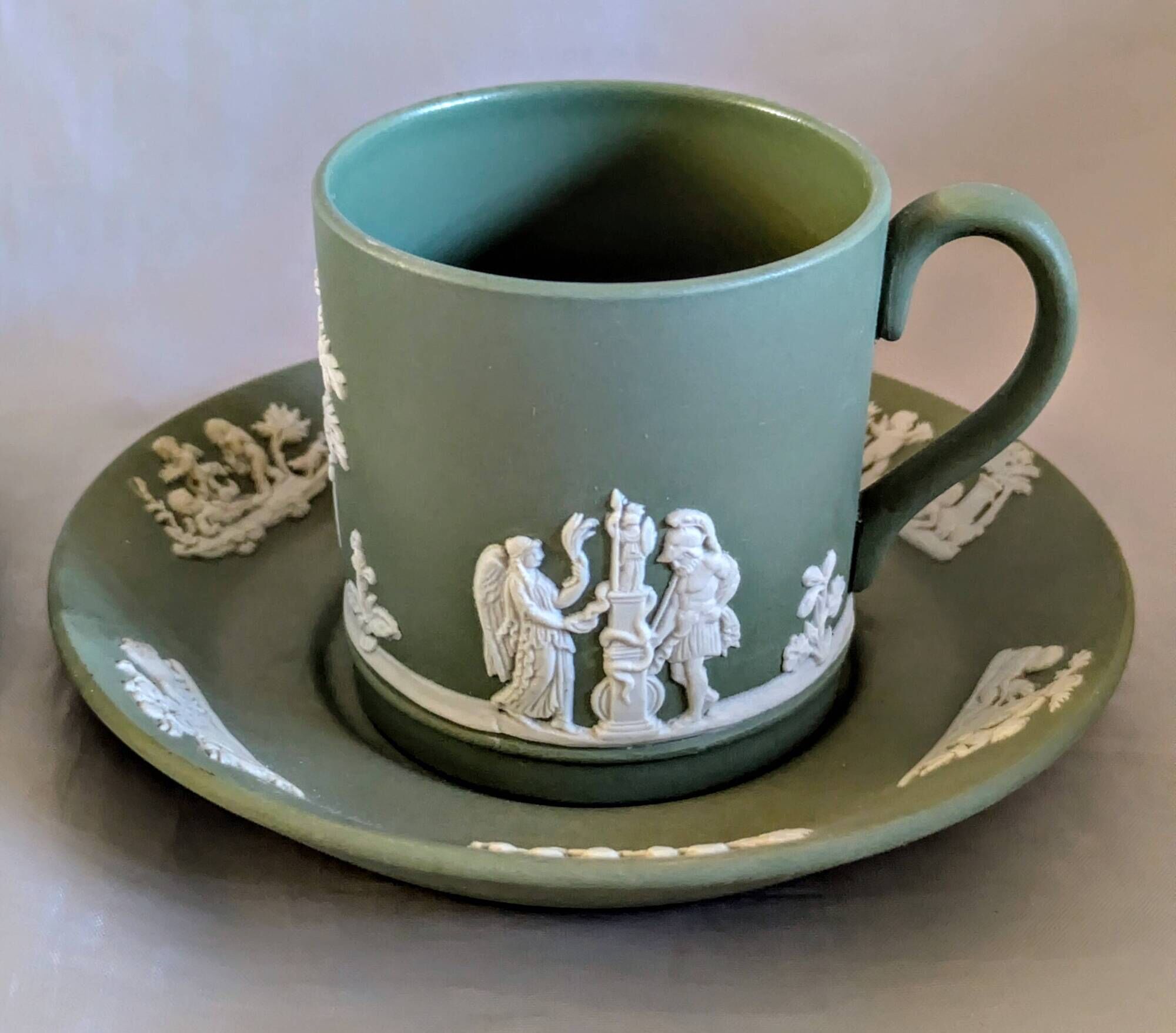 Wedgwood coffee cup pair