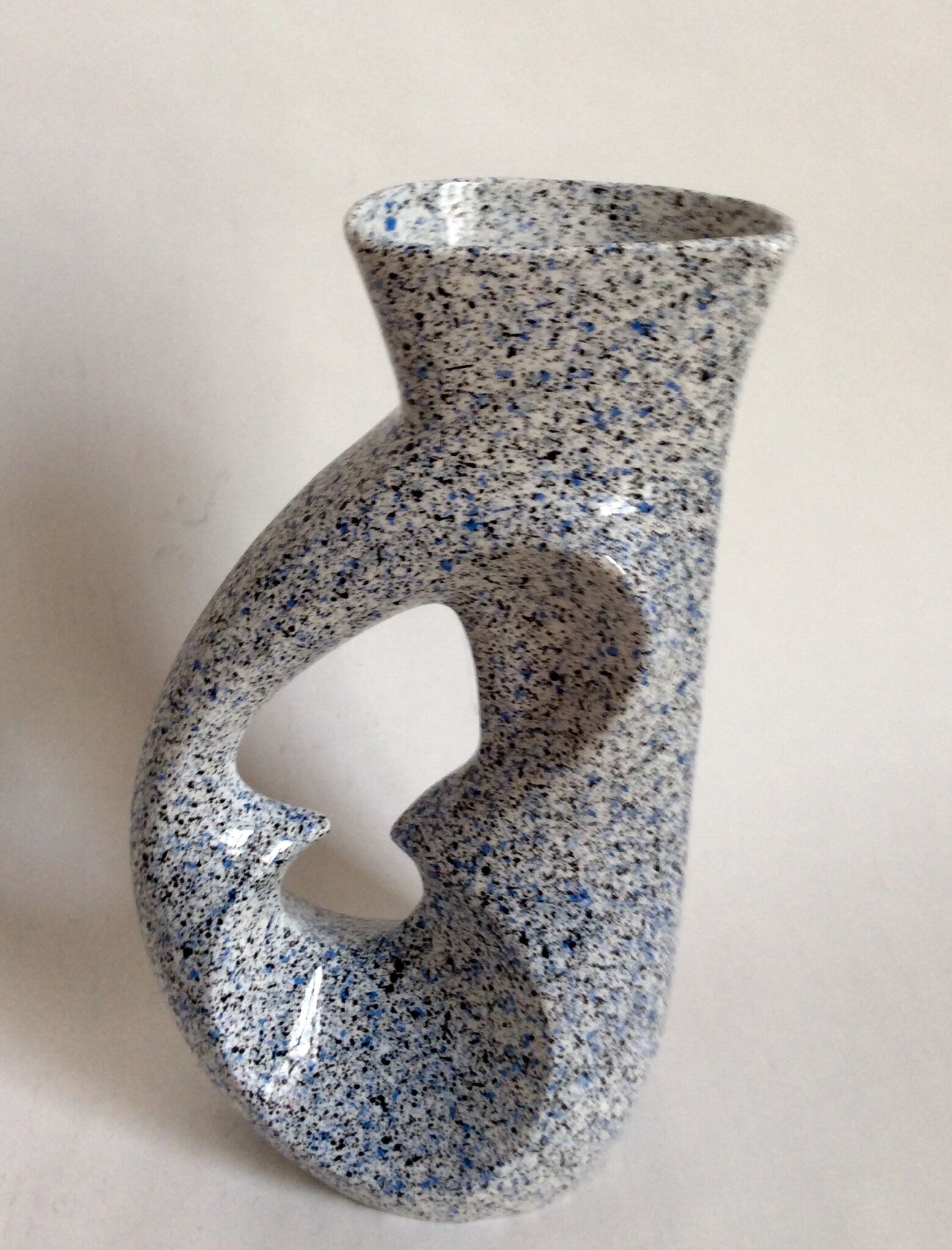 Vase ceramic by Roberto Rigon, Italy 70 years