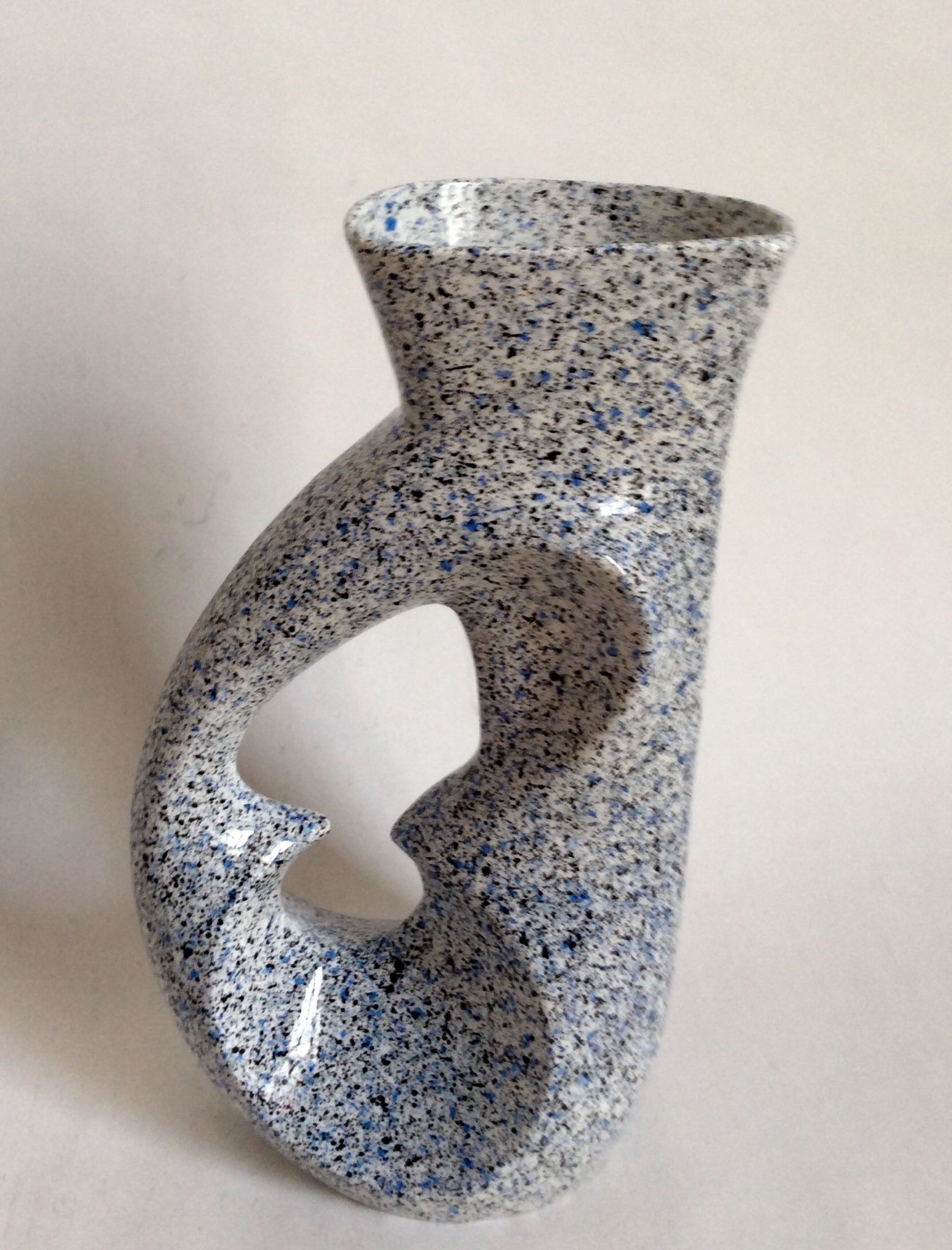 Vase ceramic by Roberto Rigon, Italy 70 years