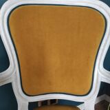 Louis XV style cabriolet armchair