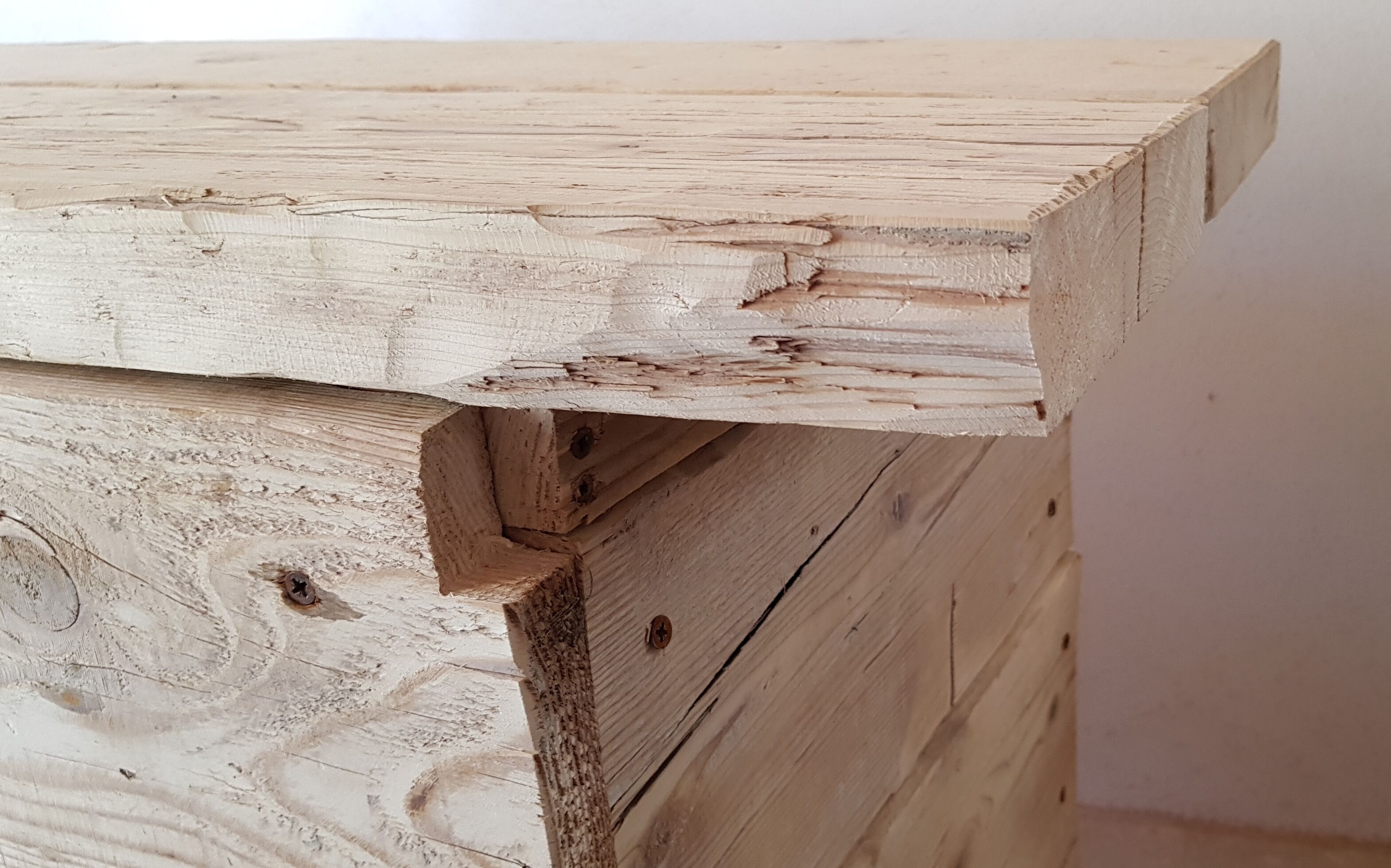 Former workshop workbench