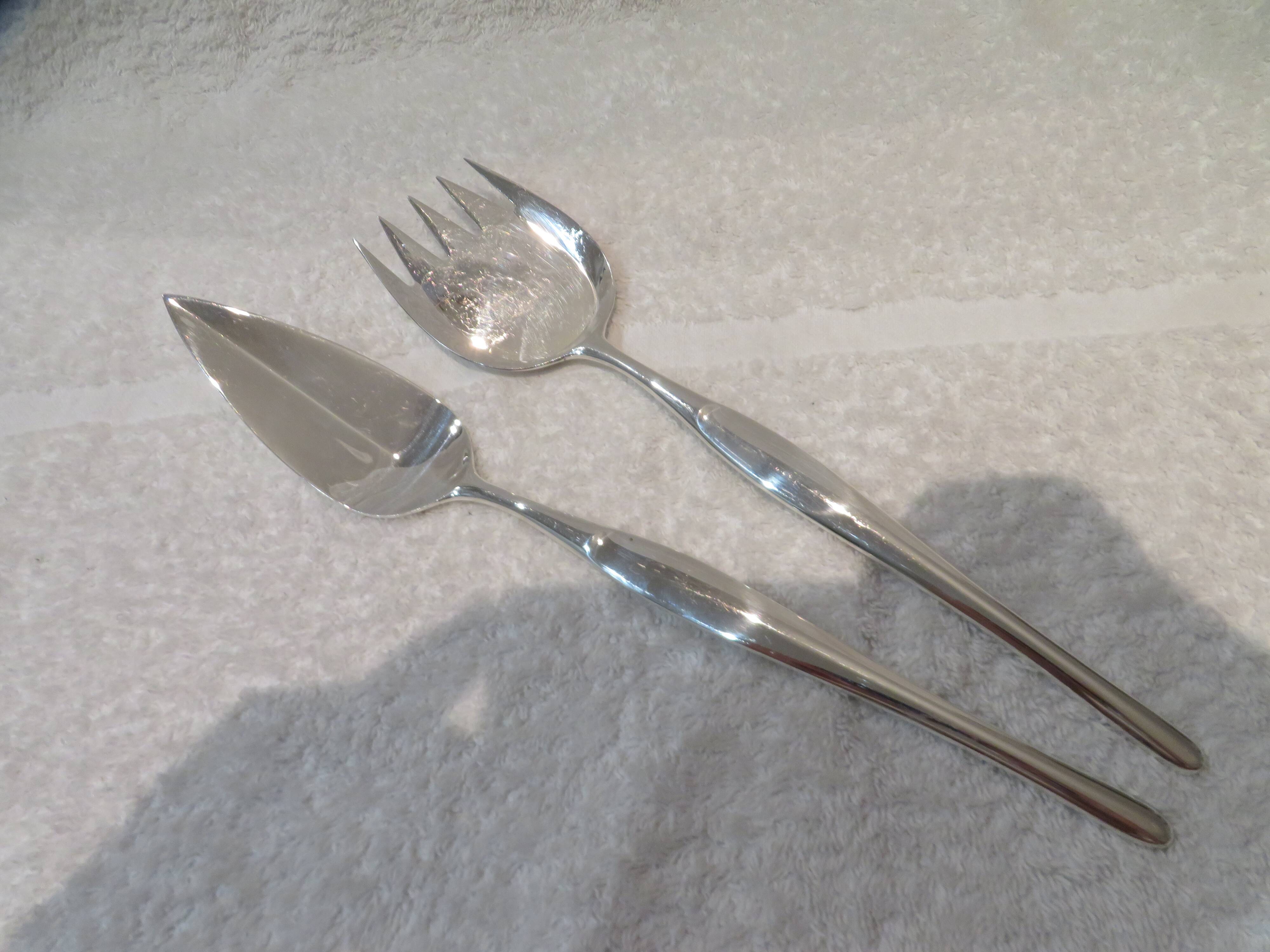 Christofle Duo 2-piece silver-plated fish serving set