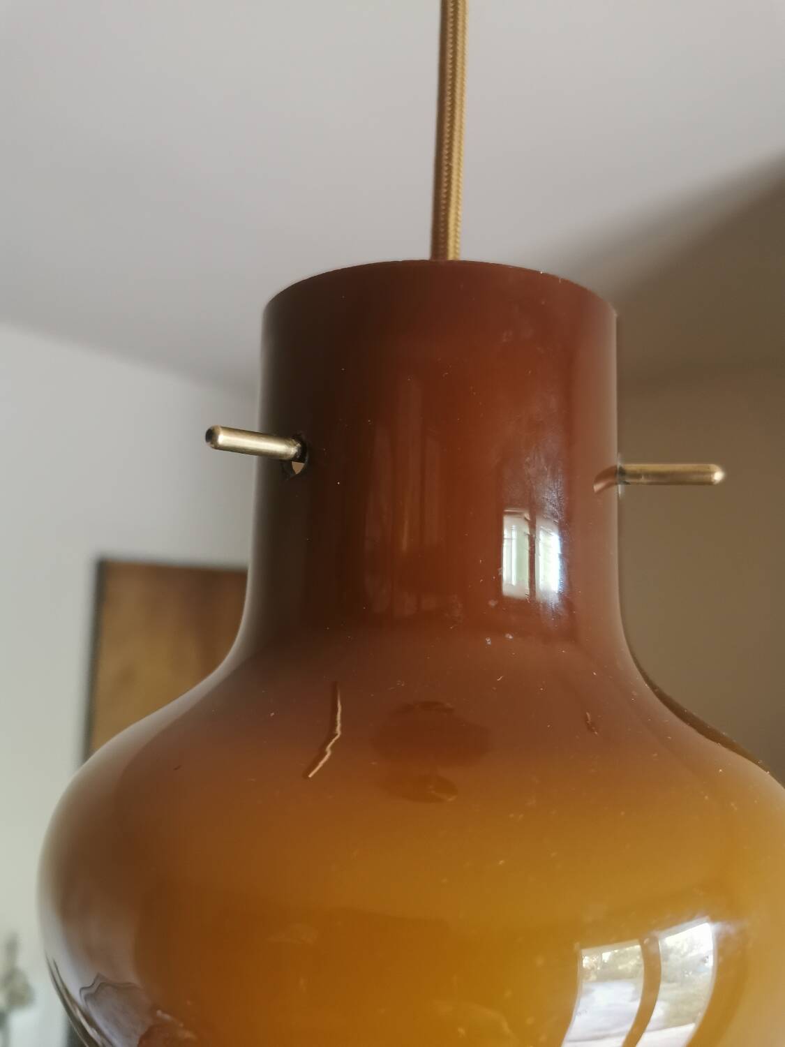 Murano glass pendant lamp Missimo Vignelli