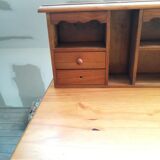 Bureau secrétaire en pin