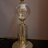 Lampe See Delmas en laiton et verre