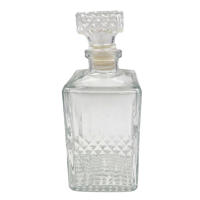 Vintage carafes chiseled glass