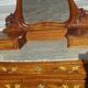 Commode en noyer Louis XV avec miroir
