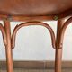 Paire de chaises bistrot en bois signées Thonet, années 1940